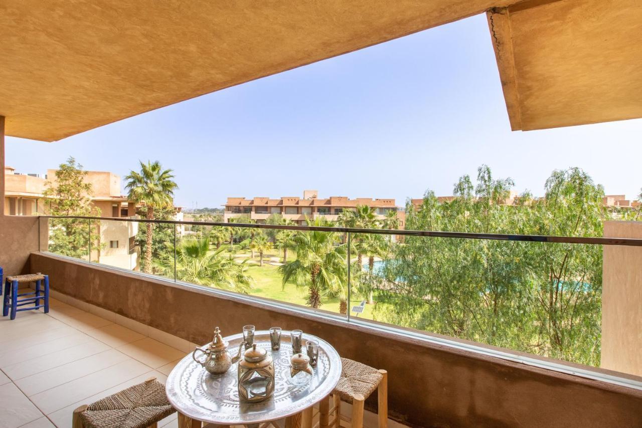 Escale De Charme - Prestigia Golf - Vue Piscine Apartment Marrakesh Bagian luar foto