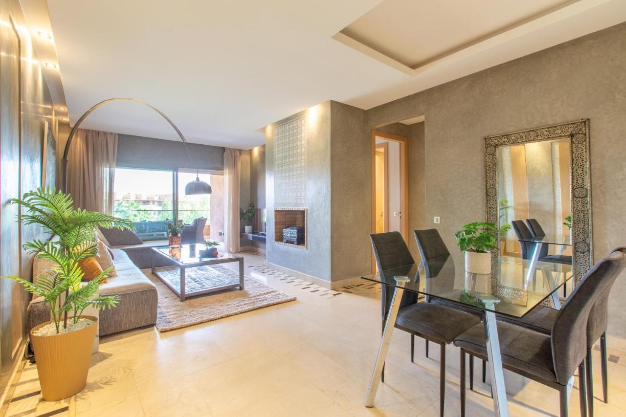 Escale De Charme - Prestigia Golf - Vue Piscine Apartment Marrakesh Bagian luar foto